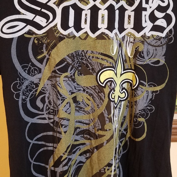 Reebok Saints T Shirt Men's (M) A13 - Picture 2 of 3